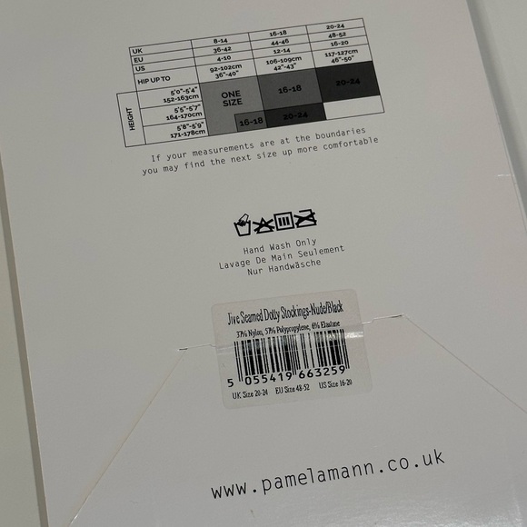 Pamela Mann silky polka dot stockings , Brand New! - Picture 3 of 4